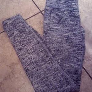 Lululemon x Ivivva Grey/Black/White Long Leggings